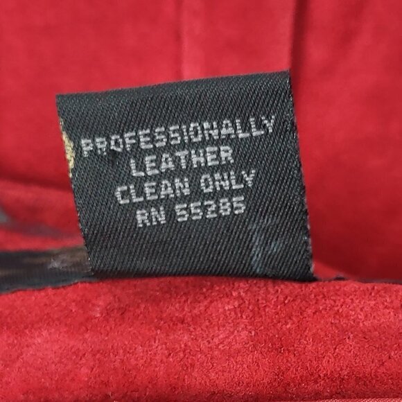 Express Women's Red Leather Skirt. Size 3/4 - Picture 8 of 8